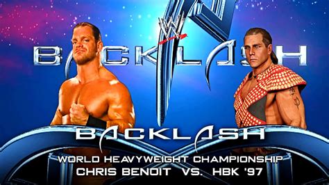 Wwe 2k23 Chris Benoit Vs Shawn Michaels Wold Heavyweight Championship Youtube