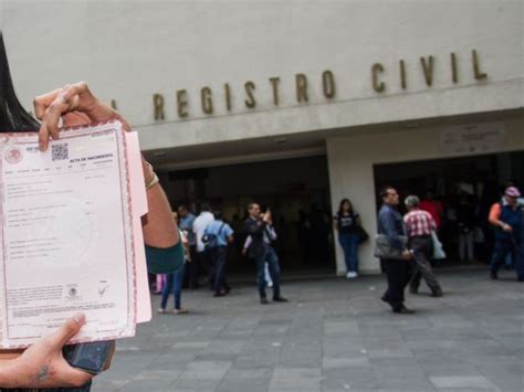 Cdmx Digitaliza Trámites Del Registro Civil Excélsior