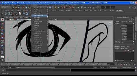 Tutorial Curvas Y Superficies Nurbs En Maya Modelado Cabeza Youtube