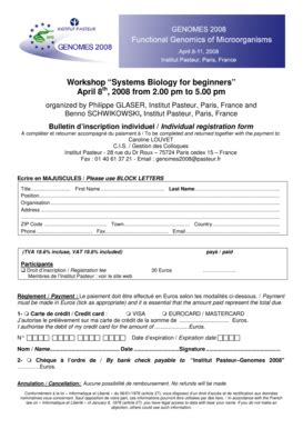 Fillable Online Pasteur Rglement Institut Pasteur Pasteur Fax