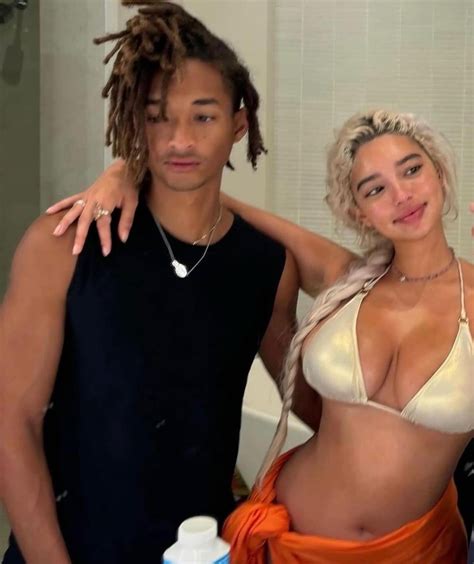 Jaden Smith Filho De Will Smith Posta Foto Rara A Namorada