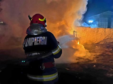 Incendiu Izbucnit Noaptea Trecut La O Magazie N Localitatea