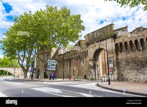 France Avignon Ancient City Stock Photo Alamy