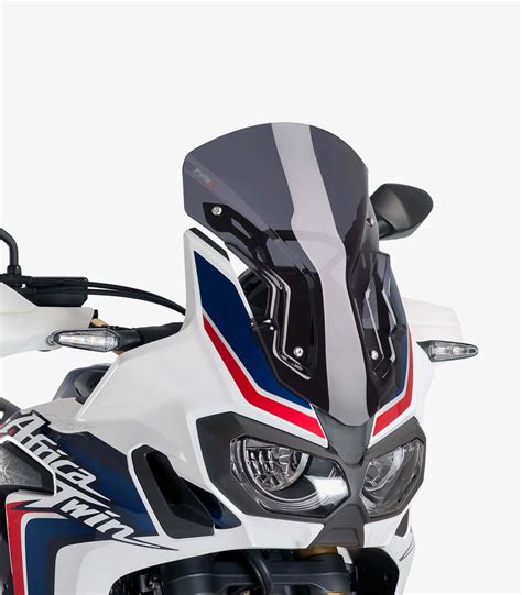 Honda Crf L Africa Twin Puig Racing Dark Smoked Windshield F