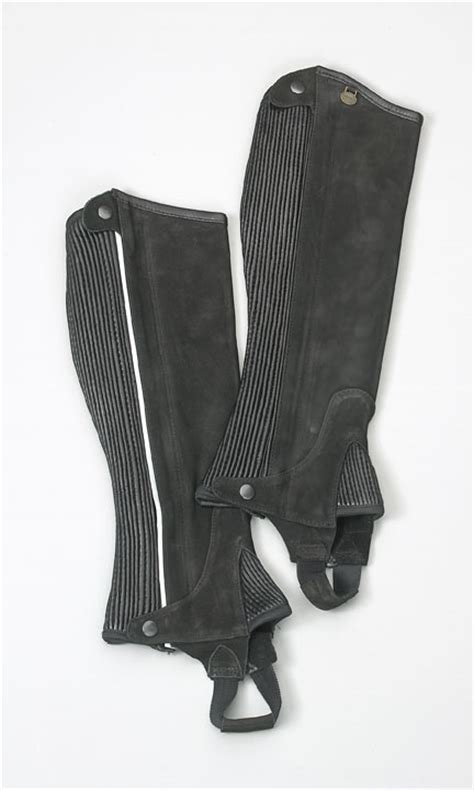 Ers Pro Nubuck Suede Leather Half Chaps