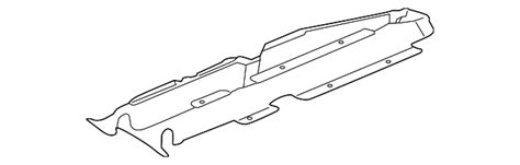 Chevrolet Malibu Exhaust Intermediate Underbody Heat Shield