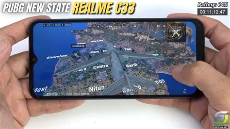 Realme C33 Test Game PUBG NEW STATE Unisoc Tiger T612 GSM FULL INFO