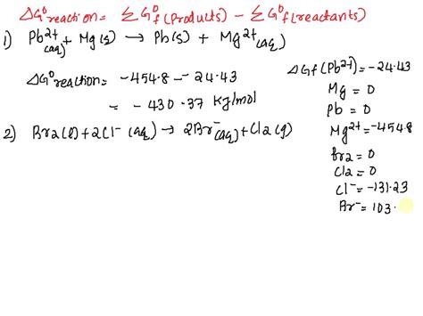 Solved Using Standard Electrode Potentials Calculate G Rxn And