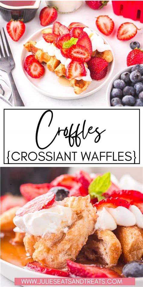 Easy Croffle Crossiant Waffle Julie S Eats Treats