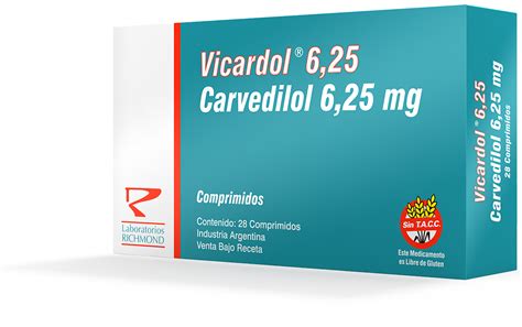 Carvedilol Richmond 6 25 Mg 28 Tabletas Farmaprime