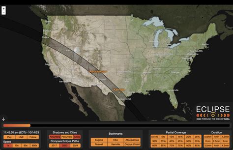 Nasa Svs The And Solar Eclipses Map And Data