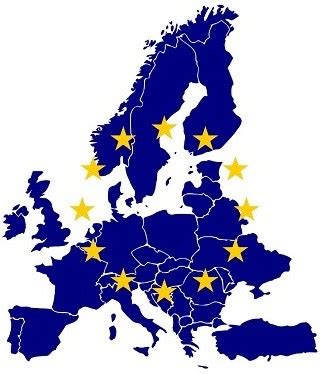 Mapa Uni Europejskiej