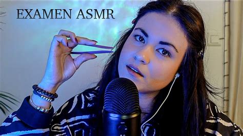 Asmr Fr Docteur Rp Test Des 5 Sens Très Relaxant 😴 Youtube