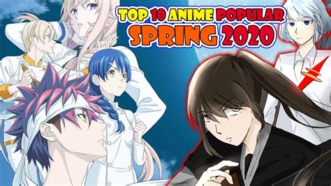 Anime Terpopuler Yang Rilis Pada Musim Spring Youtube