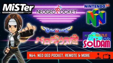 Mister Fpga News N Neo Geo Pocket Remote More Retrorgb