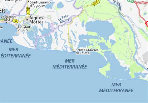 MICHELIN Saintes-Maries-de-la-Mer map - ViaMichelin