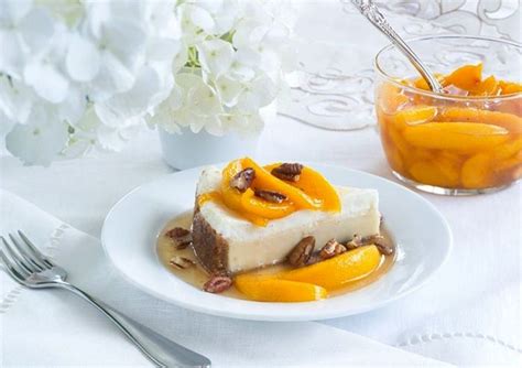 This Cheesecake Topping Is Just Peachy Biltmore Vanilla Bean