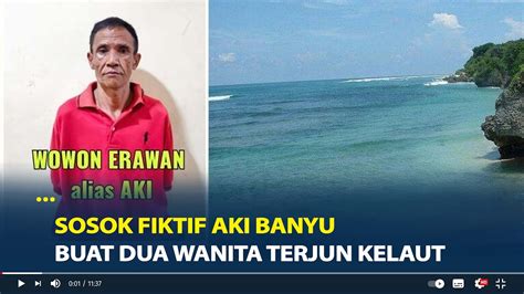 Sosok Fiktif Aki Banyu Tipu Muslihat Wowon Buat Dua Wanita Terjun