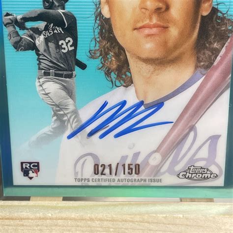 2023 Topps Chrome Platinum Anniv Nick Pratto RC Auto CPA NP Aqua Ref