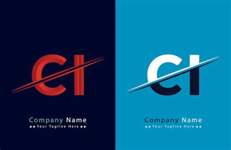 Premium Vector Ci Letter Logo Template Illustration Design