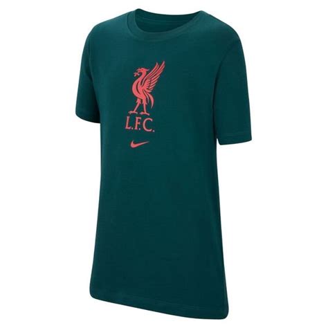 Liverpool T Shirt Crest Grön Barn unisportstore se