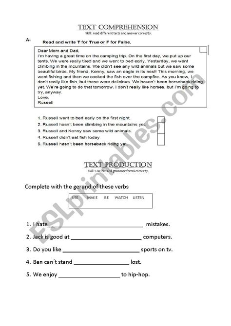 Exercises Gerunds Passive Voice Esl Worksheet By Delacruzmichaeljp