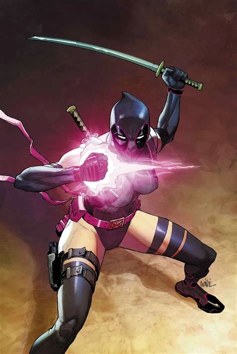 Astonishing X Men Deadpool Variant Cover Psylocke By Leinil Yu