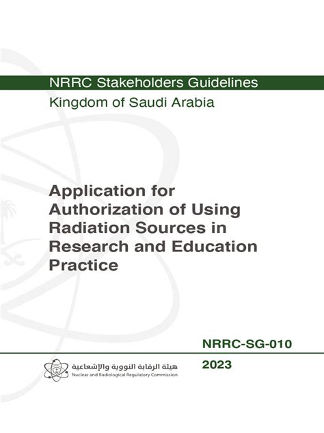 Nrrc Sg 010 Pdf Information Security Ionizing Radiation