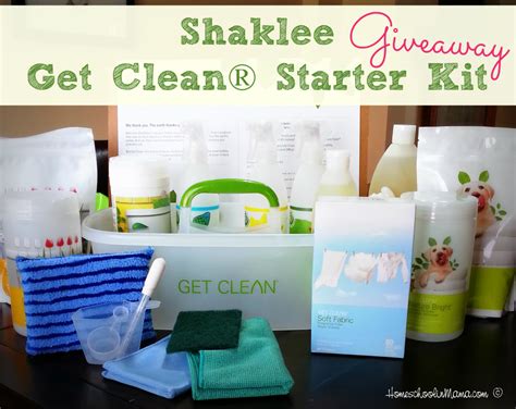 Shaklee Get Clean Starter Kit Giveaway • Homeschoolin Mama