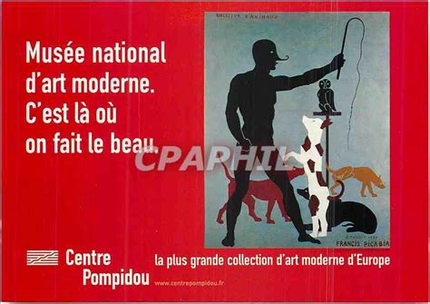 Carte Postale Moderne Musee National D Art Moderne C Est La Ou On Fait