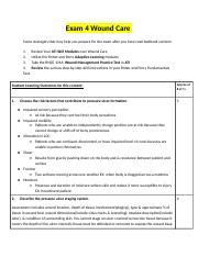 Exam 6 RNSG 1430 Tissue Integrity Study Guide Docx RNSG 1430 Tissue