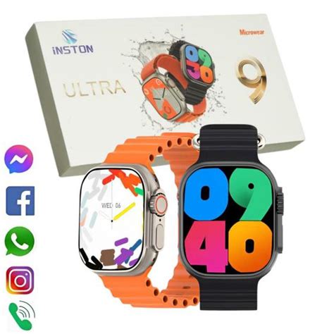 Smartwatch W Ultra Max Series Amoled Interface Nfc Gb Armazena