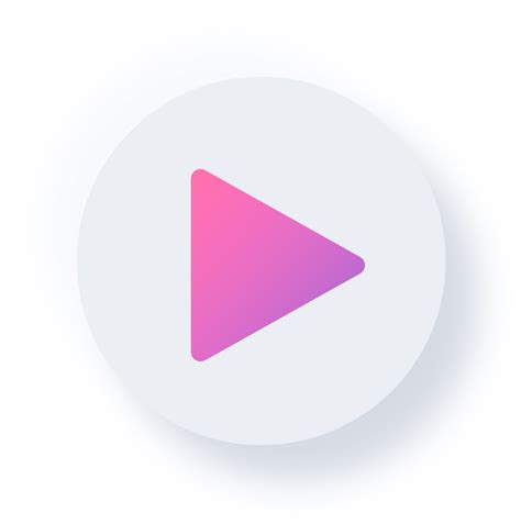 Neumorphic Play Icon Neumorphism Play Button 11888161 Png