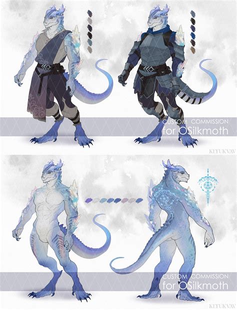 Commission - Gem Dragonborn by klyukvavv on DeviantArt