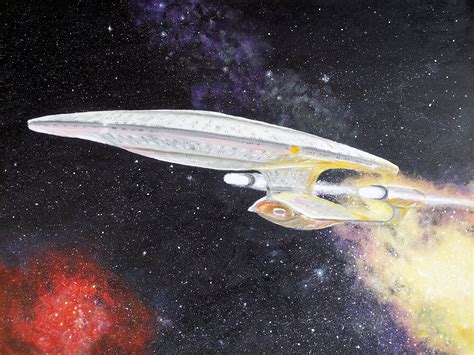 Star Trek Enterprise Nick Paints Surrey Based Artist