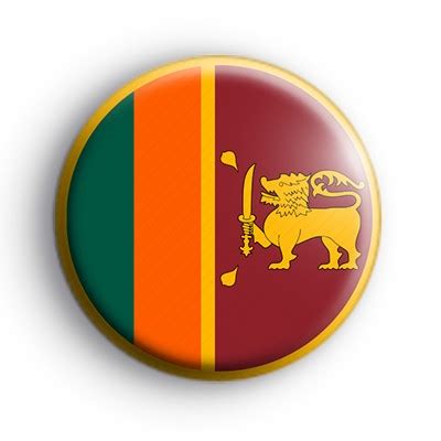 Sri Lanka Flag Badge - Kool Badges - The Home of Badges