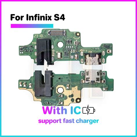 บอร์ดพอร์ตชาร์จ Usb สําหรับ Infinix S4 X626 พร้อมพอร์ต Ic Usb สายเคเบิล