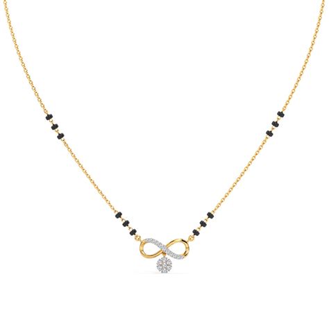 Buy Aaliya Infinity Diamond Mangalsutra Online CaratLane