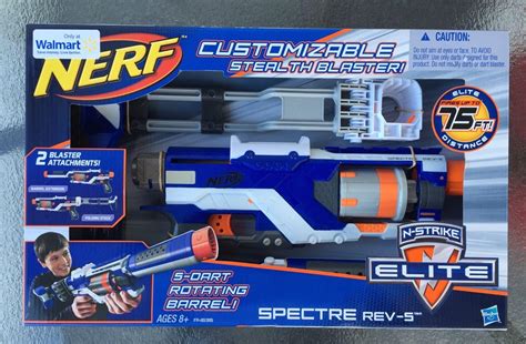 Nerf N Strike Elite Spectre Rev Stealth Blaster New