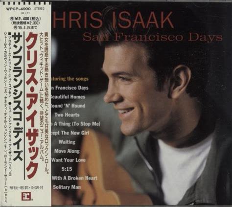 Chris Isaak San Francisco Days Japanese Promo CD Album CDLP 674252