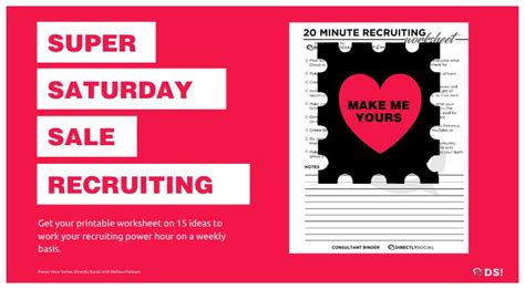 20 Minute Recruiting Power Hour Printable