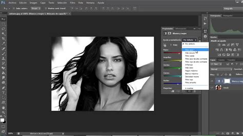 Photoshop Cambiar Imagen Color A Blanco Y Negro Youtube