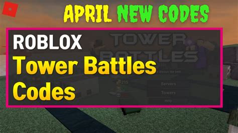 All New Tower Battles Codes Roblox Tower Battles Codes 2022 Tower