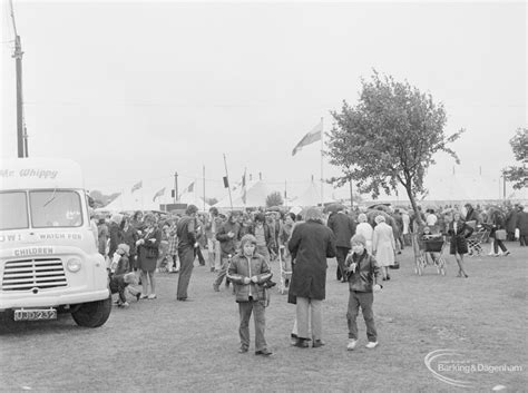 Dagenham Town Show 1972 At Central Park Dagenham Showing Marquees