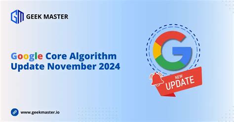 Google Core Algorithm Update November 2024