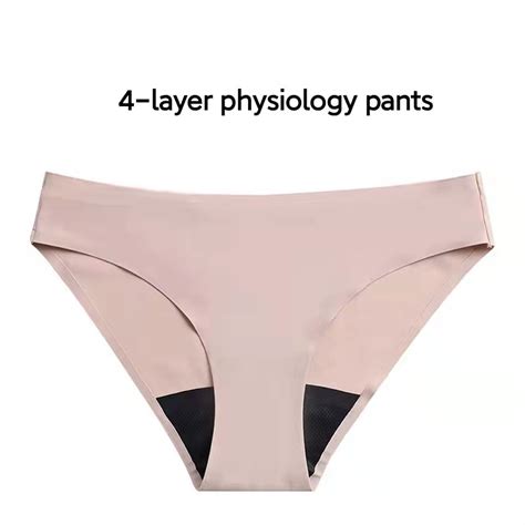 Intiflower Low Waist Menstrual Period Panties 4 Leak Proof Reusable Culotte Menstruelle Grand