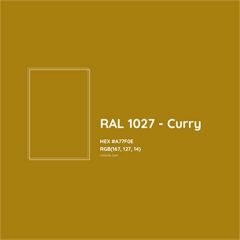 About Ral 1027 Curry Color Color Codes Similar Colors And Paints