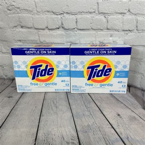 Tide Free Gentle Powder Laundry Detergent Oz Each Load Lot Of