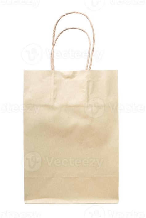 Cutout Real Brown Paper Shopping Bag 45545601 Png