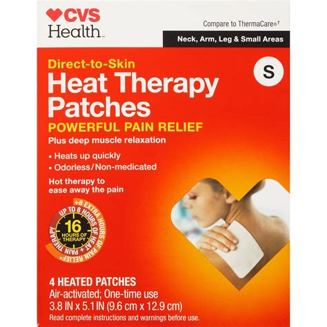 cvs health heat therapy patches